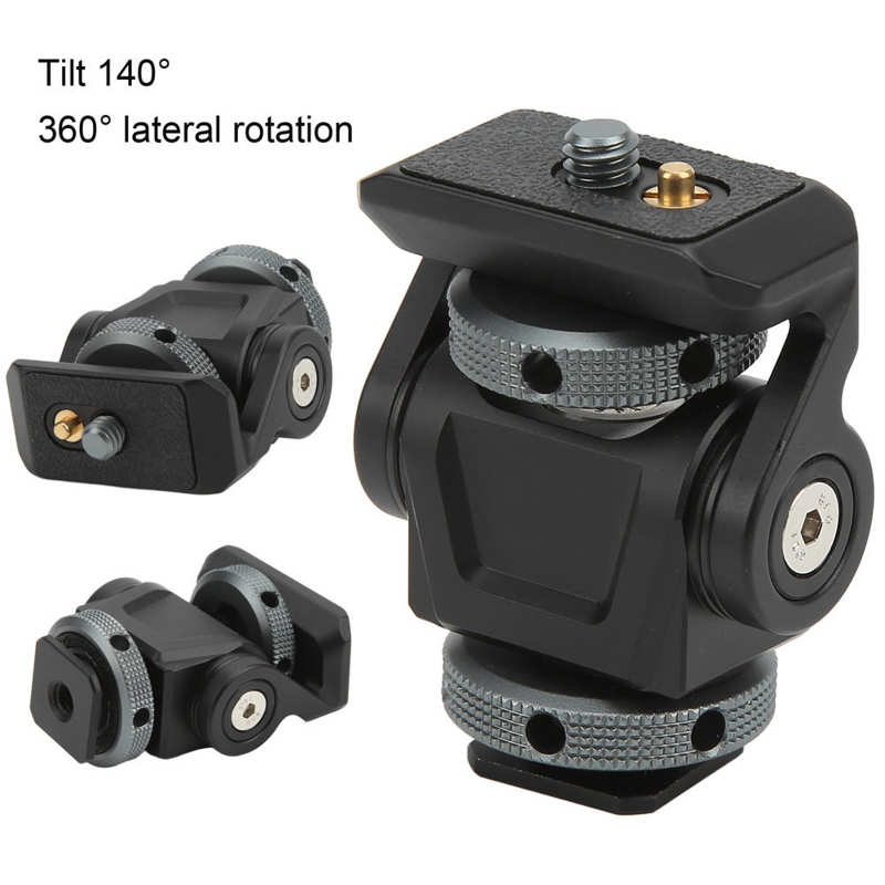 Camera Monitor Mount Camera Shoe Mount 360 ° Laterale Rotatie Voor Camera