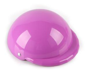 5 Kleuren Hond Helm Cap Hoed Abs Plastic Doggie Puppy Motorfietsen Rijden Fiets Helm Zon Regen Bescherming Voor Kleine huisdier: Lavendel / S
