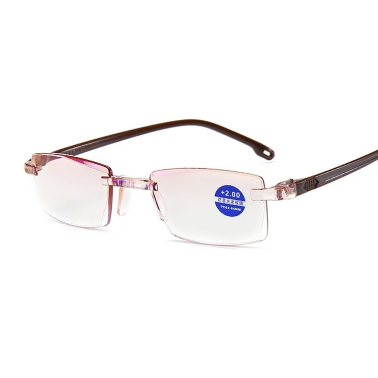 Lunettes De Lecture Demi-Lune Métal Hommes Femmes - Modèles Demi-Cadre Avec Charnières à Ressort