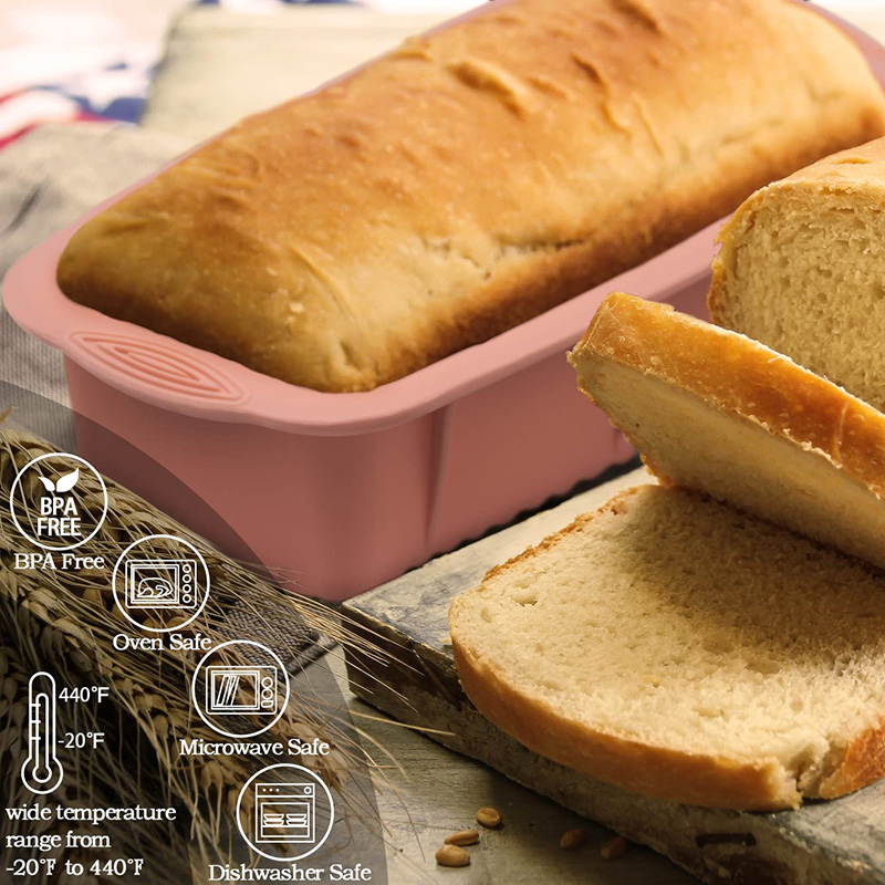 Siliconen Broodpannen Bakvorm Voor Het Bakken Van Taarten, Lang Brood Cheesecakes Cakes Brood, Gehaktbrood, Ijssteen