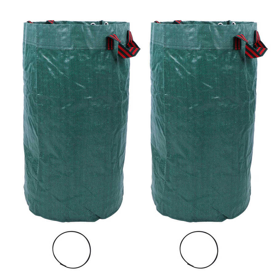 2Pcs 120L Grote Capaciteit Tuin Parken Bloemen Planten Bladeren Opslag Afval Tas Accessoire 45X76Cm Blad Afval tas