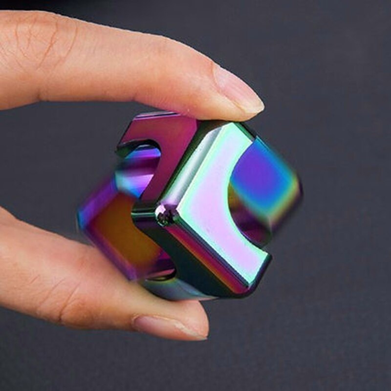 Magic Cube Hand Fidget Vinger Gyro Spinner Anti-Angst Helpt Scherpstellen Fidget Speelgoed Premium Focus Speelgoed Voor Kids & Volwassenen