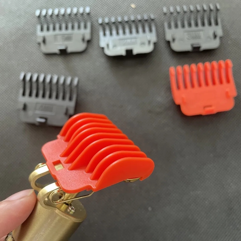 Protectores para cortadora de pelo T9, peines guía, guías de corte, herramientas de estilismo, accesorio Compatible con 1,5mm, 2mm, 3mm, 4mm, 6mm, 9mm, 6 uds.