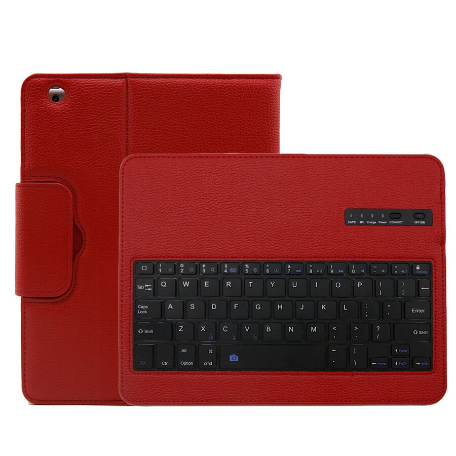Funda para teclado para iPad Mini 1 2 3, 2 en 1, 7,9 pulgadas, Bluetooth, PU, funda de soporte de cuero, teclado inalámbrico