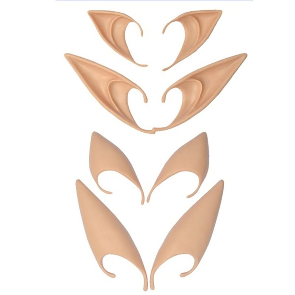 Lightweight Halloween Elf Ears Cosplay Props Party Elf Ears Magic City Pointed Ears