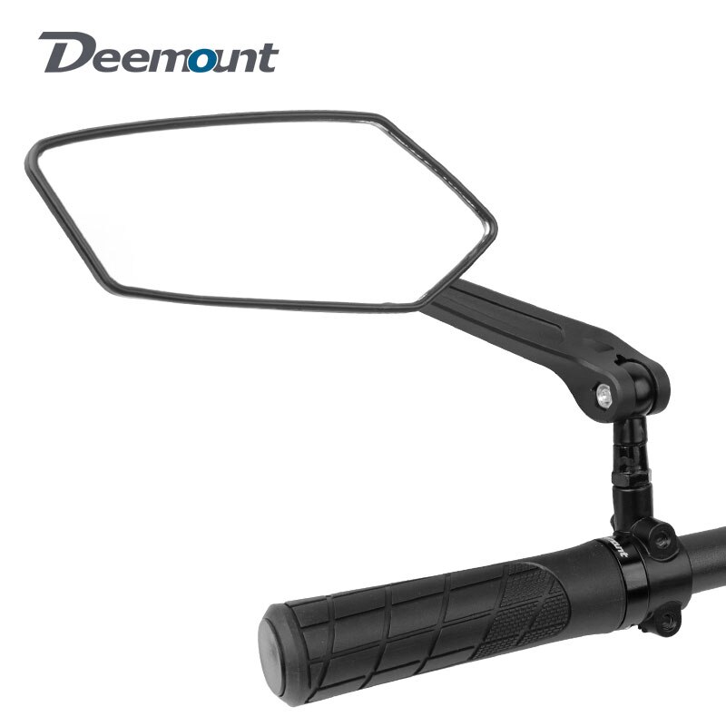 Miroir de vue arrière de vélo, support métallique, montage latéral sur le guidon, réflecteur de vue arrière de Scooter électrique, Rotation pivotante, lentille réglable
