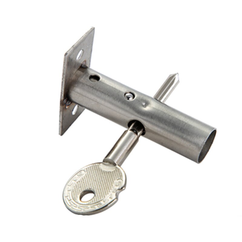 Stainless steel pipe well lock,Concealed door, lock Pipe/Fire door/ Escape/Aisle/Invisible lock,door hardware