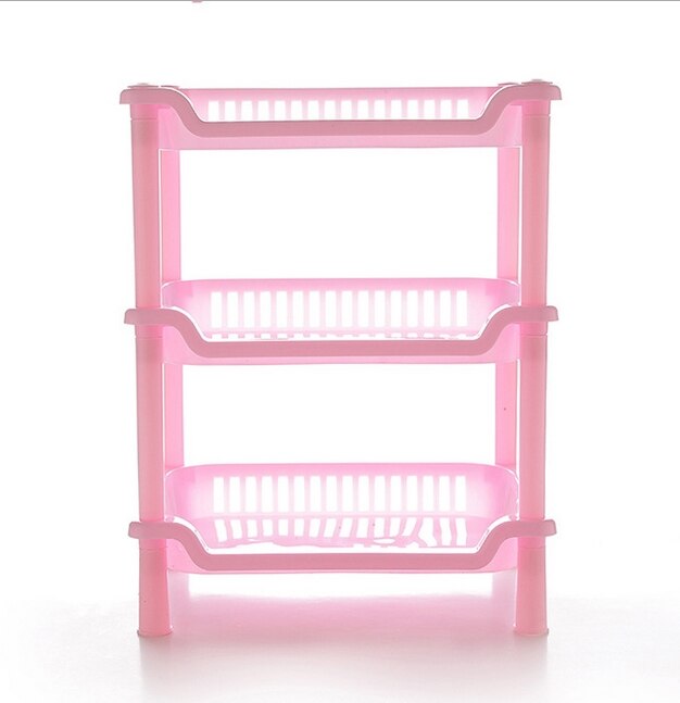 4 Layer PP dish rack kitchen organizer and storage White Hollow Bathroom Shower Sundries rack shelf room ZL304