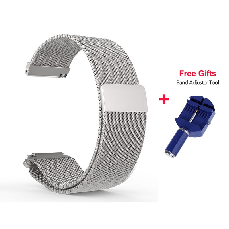 22mm Metall Band Für Xiaomi Huami Amazfit Tempo Armband Milanese Schleife Magnetische Strap für Amazfit Tempo Stratos 2 Gürtel ersatz