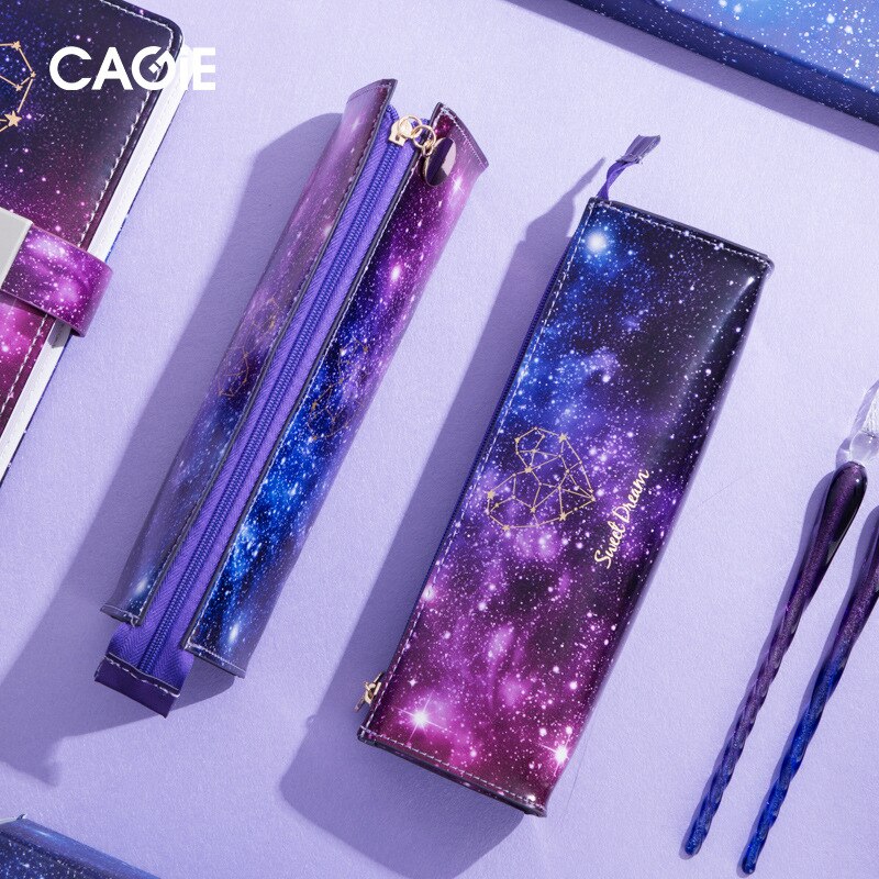 Mini School Pencil Case Cute Star Cartridge Bag for Girls Back to School Pencilcase Big Penal Box Stationery Kit Pouch Supplies