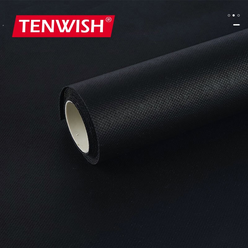 TENWISH-Fondo Chroma Key para estudio fotográfico, pantalla verde de 1,6x1m/2m/3m, telas no tejidas: 2 meters / Negro