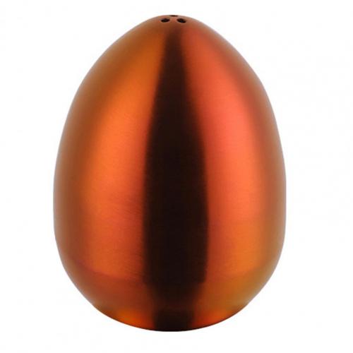Salt Cellar Spice Pepper Shaker Egg Shaped Spice Container Stainless Steel Condiment Bottle Kitchen Gadgets seasoning organizer: Multicolor Red