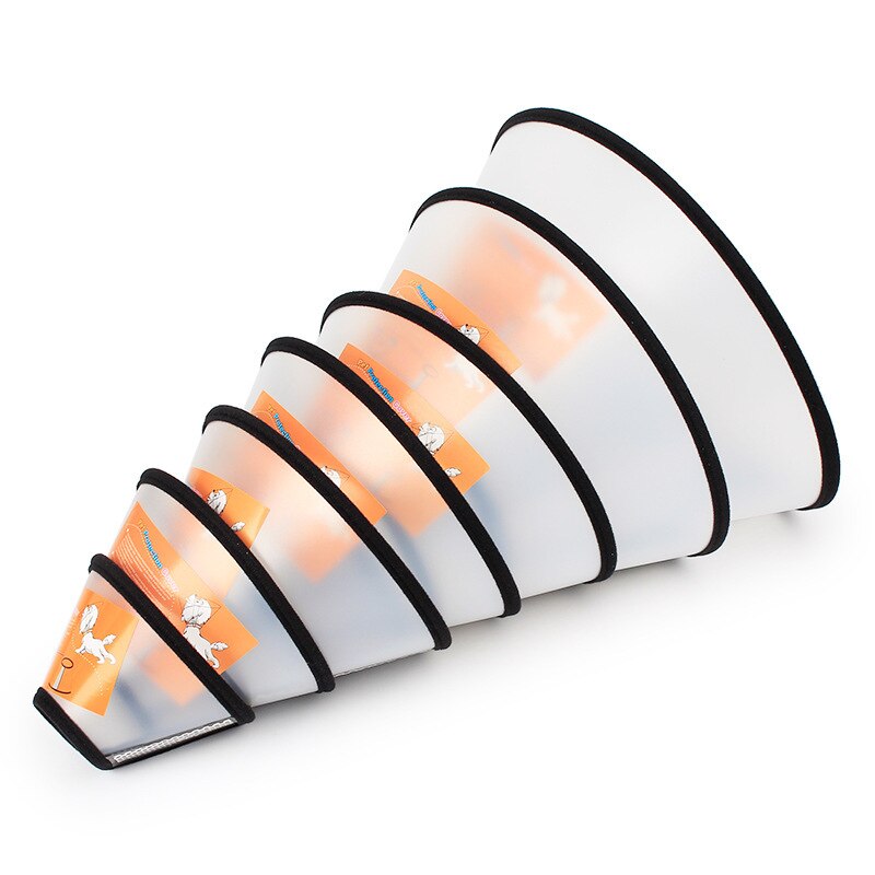 Pet Elizabeth Circle Guard Collar Ring Cat Dog Anti-Bite Beauty Protective Shield Wound Cover Dog Cat Neck Collar