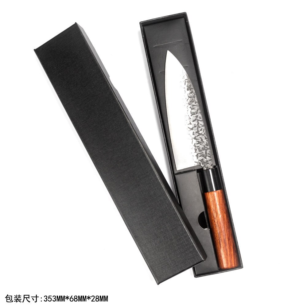 Couteau de Chef japonais forgé à la main, ustensile de Chef pour le saumon, Sushi, Sashimi, couteau à fileter le poisson, couteau de cuisine en acier inoxydable: A