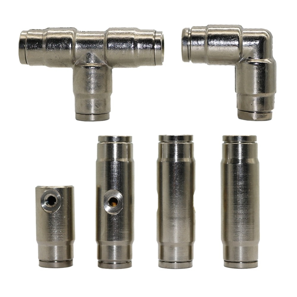 Hochdruck-Schnellkupplung, 3/8 Zoll Slip-Lock-Anschluss für 3/16 Zoll Gewinde, Sprühkopf, landwirtschaftliche Kühlung, Zerstäubungsdüse, 10 Stück