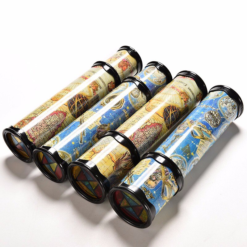 30 cm Pädagogisches Rotierenden Magie Kaleidoscopes 3D Glas Phantasie Vorschule Klassische Spielzeug für freundlicher Baby freundlicher Puzzle holz Spielzeug