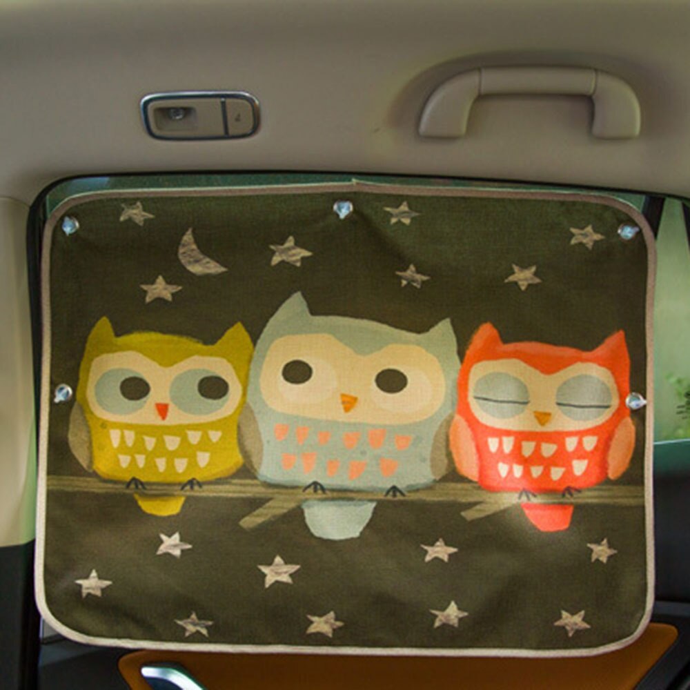 Osłona przeciwsłoneczna przednia szyba samochodu tkaniny odcień zasłony kreskówka tylna boczna okno chroń zasłona akcesoria samochodowe robić stylizacji