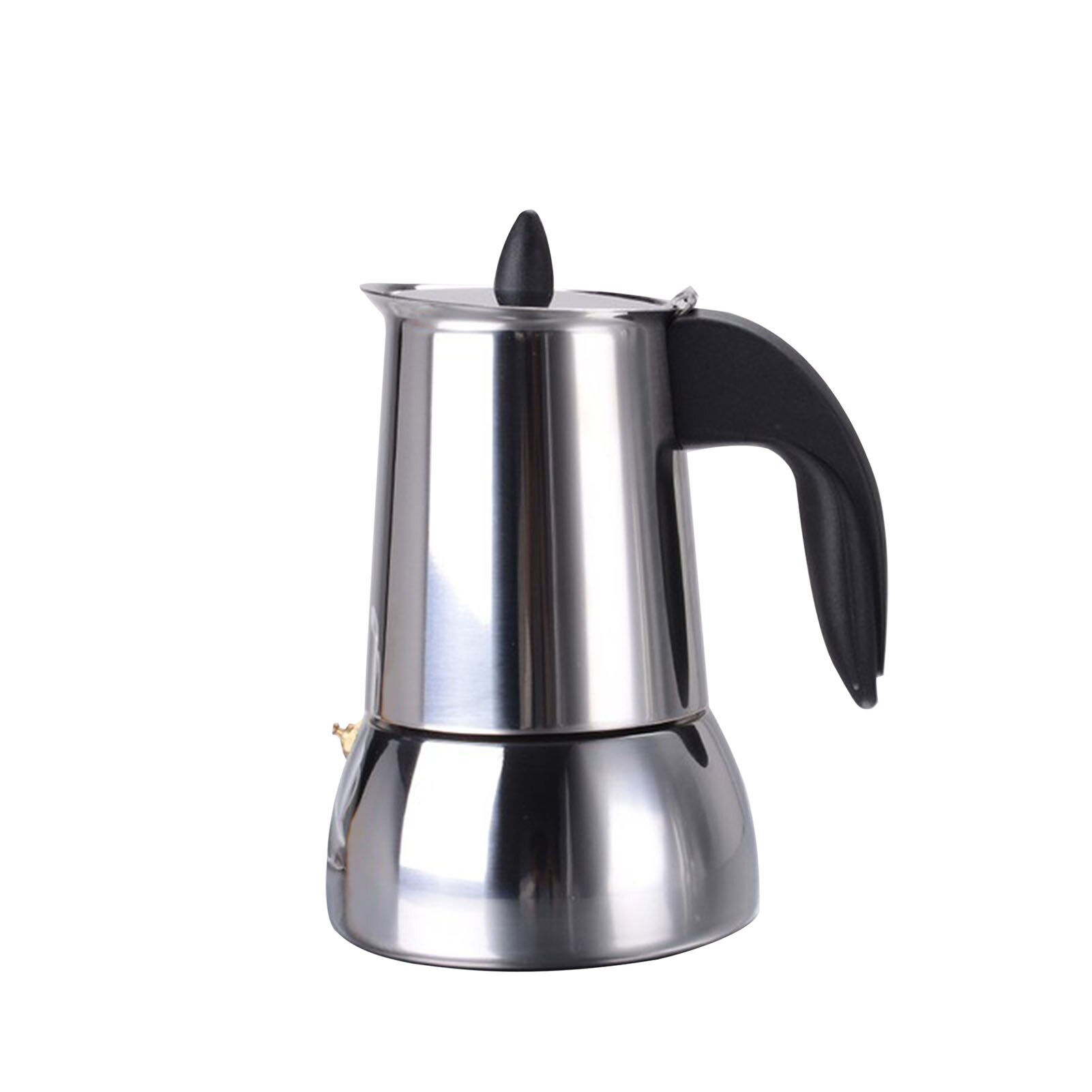 200/300/450Ml Rvs Koffiezetapparaat Percolator Pot Draagbare Espresso Koffiezetapparaat Moka Pot Geiser Koffie makers: 300ml