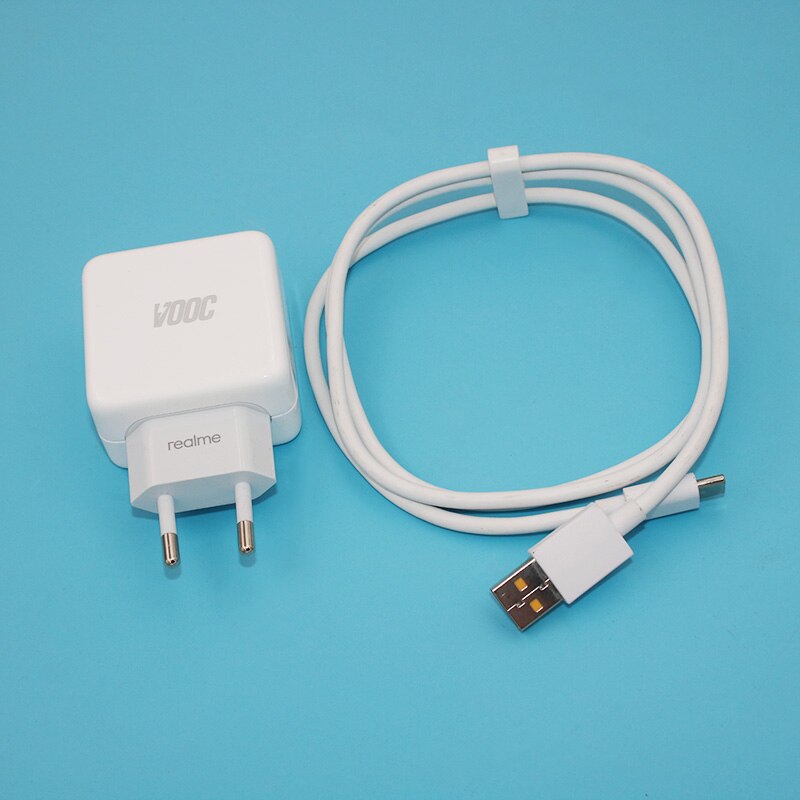 5V 4A Super Vooc Charger 20W Eu Power Adapter 6A Snel Opladen Type C Kabel Voor Realme X50 x2 X7 6 Q2 Pro X X3 X50m X50T Q3 7i