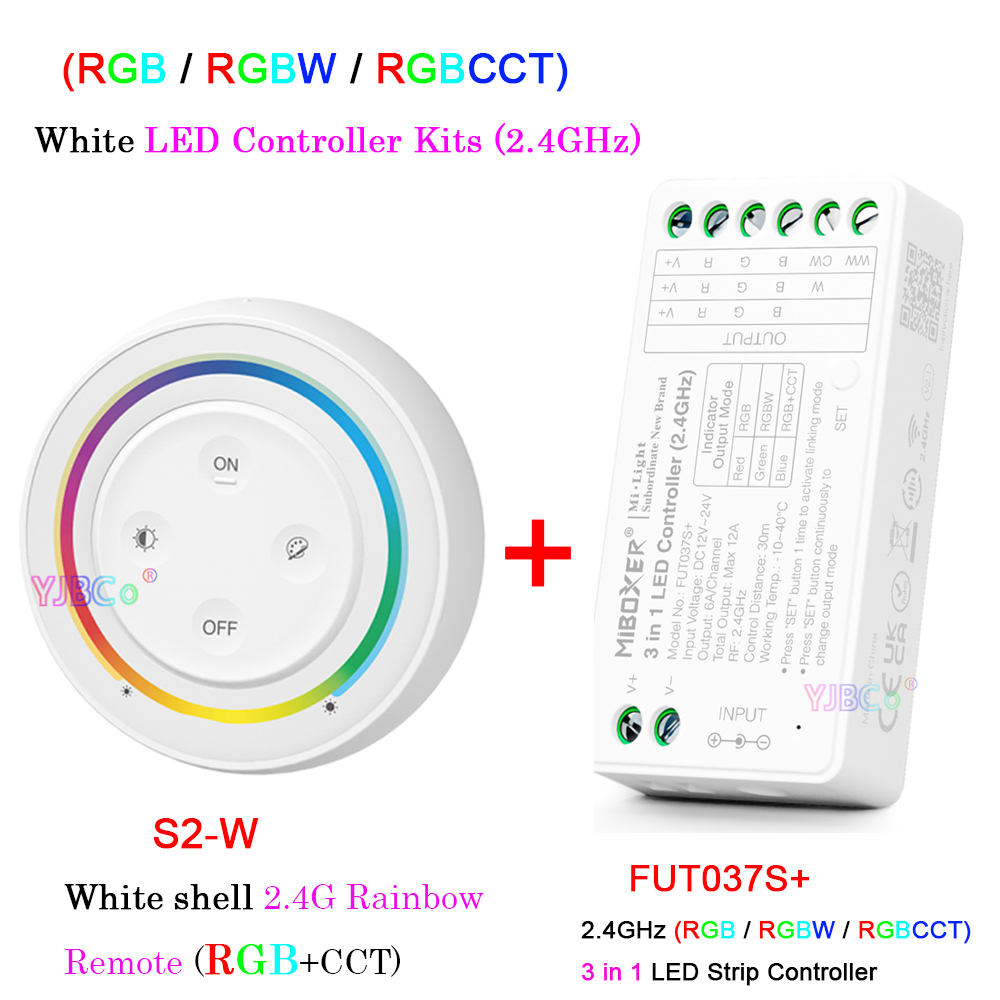 *Miboxer 2.4G Sonnenaufgang Fernbedienung Regenbogen Dimmer 2 oder 3 in 1 LED-Streifen-Glühbirnen-Regler: Braun
