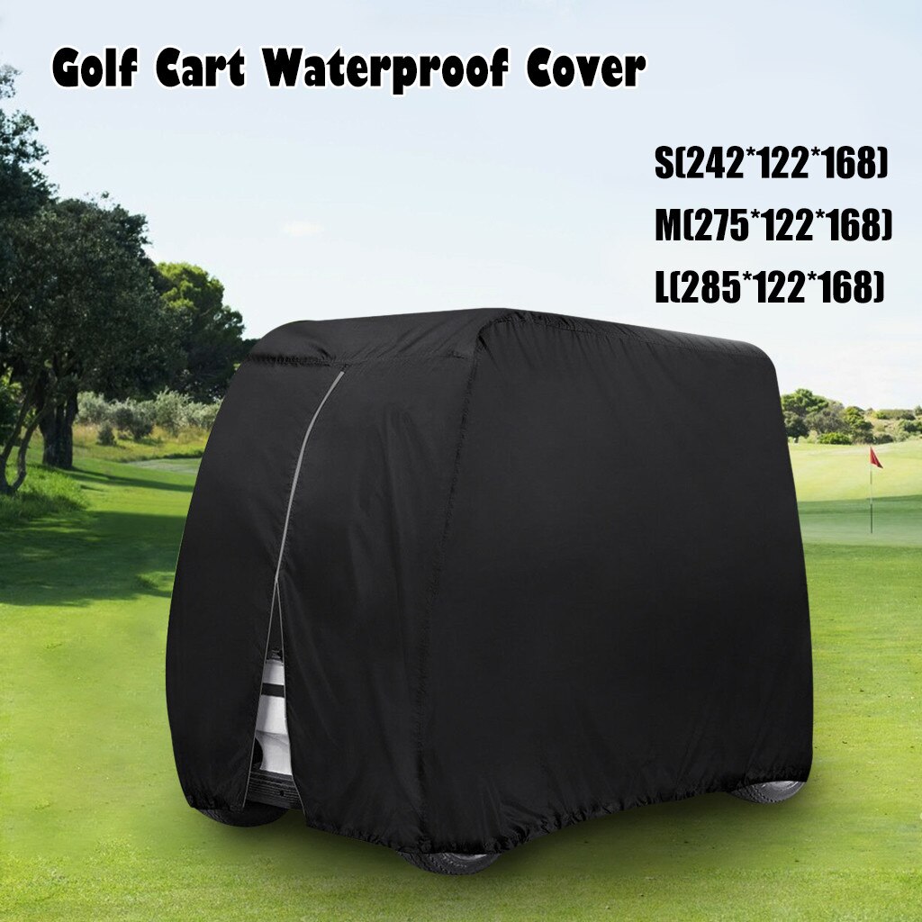 4 passagers Golf chariot couverture 210D Oxford étanche Club voiture toit enceinte pluie couverture Golf accessoires # D