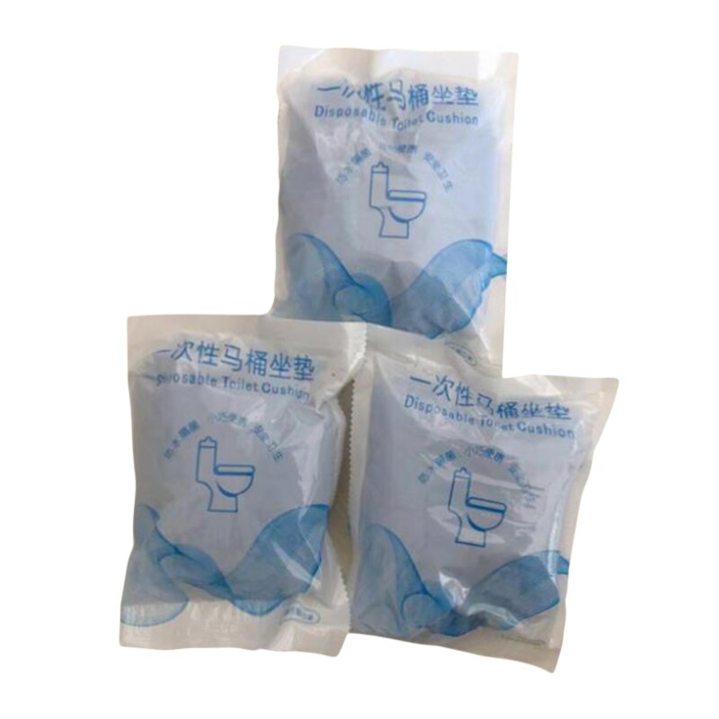 Non-woven toalettmatta engångs-toalettsitsskydd säkerhet vattentät försörjning resor badrumsredskap bärbart bakteriesäkert överdrag