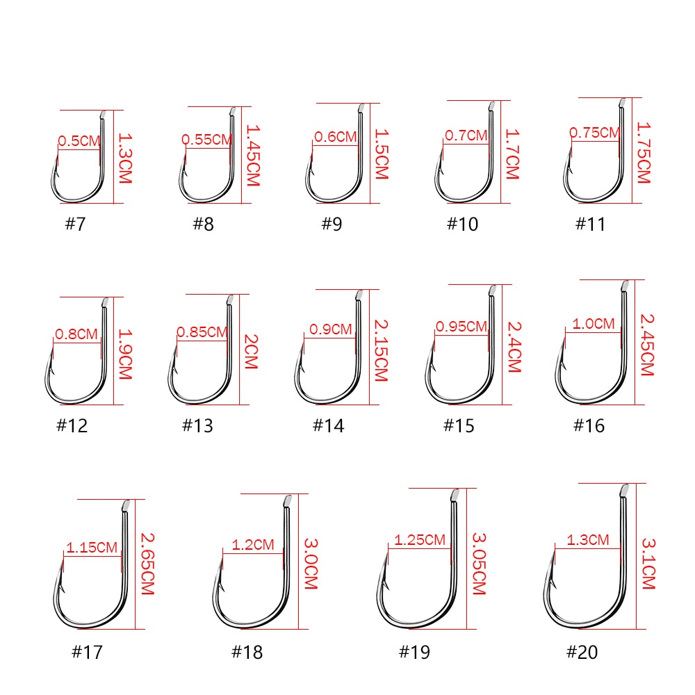 Jackfish 28 st/lot fiskekrok av kolstål med fiskelina med hullingar havsfiskekrokar karpfiskeredskap