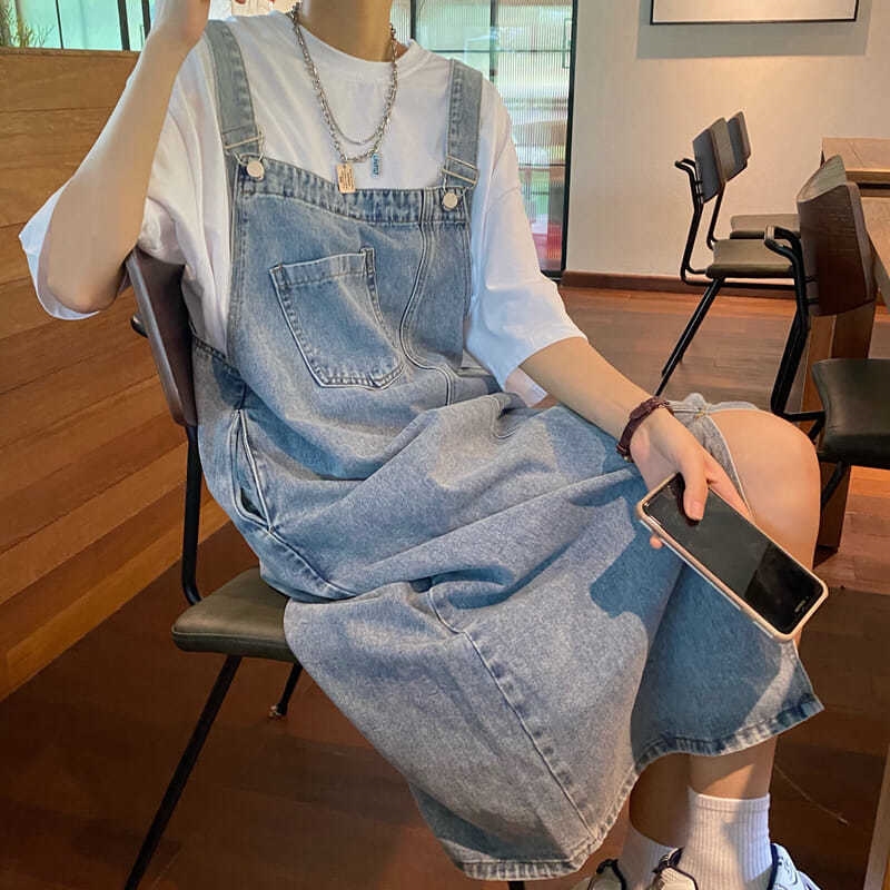 Frühling Sommer Denim Insgesamt Kleid Frauen Ärmellose Jeans Kleider Weibliche Feste Unterhose Beiläufige verlieren Spaghetti Gurt Kleider
