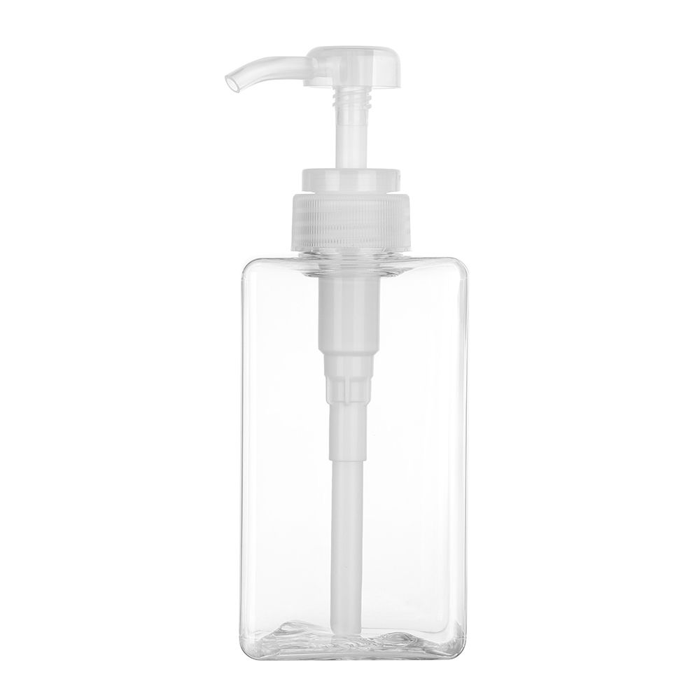650Ml Vierkante Doorzichtige Fles Vloeibare Zeep Opgeklopte Mousse Punten Bottelen Shampoo Lotion Douchegel Pomp Bottlesnding Zeep Dispenser: plum