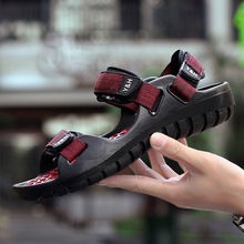 Fritid mænds sandaler canvas basic foran bagstrop sommersko lav blandede farver casual mænd strandsko