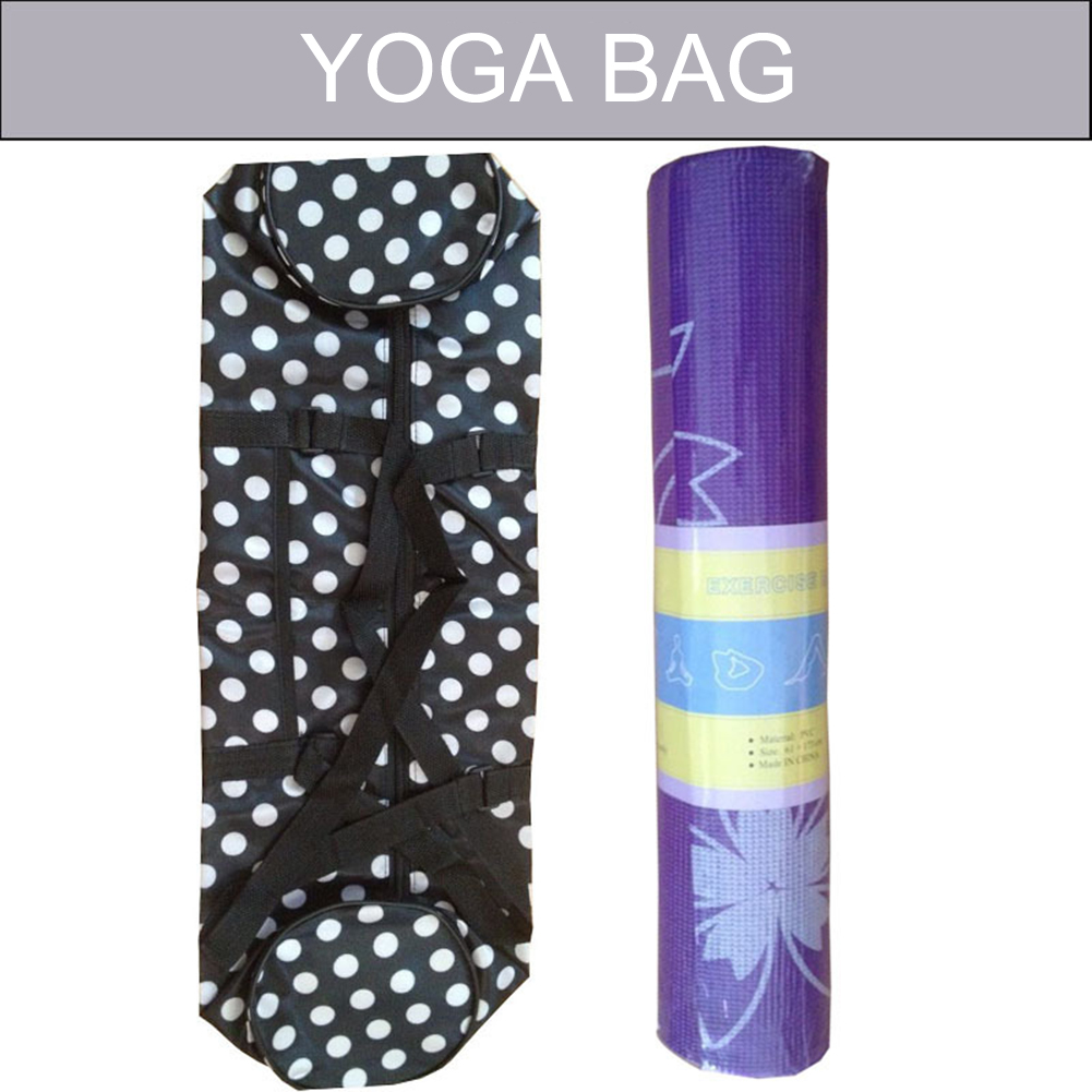 Yogamattetrekk pilates matter bag oxford vanntett bæreveske yoga bag pads ryggsekk bære utendørs treningsstudio fitness messenger bag