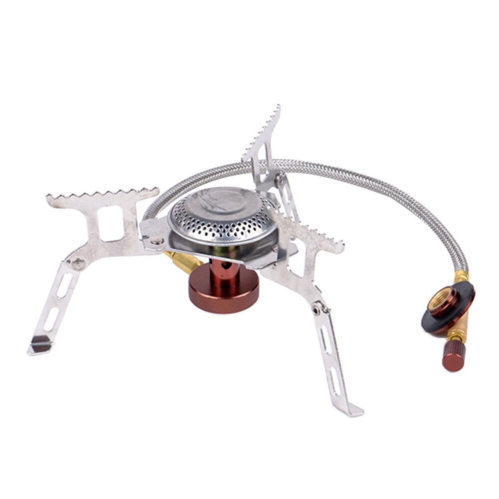 Portable Mini Outdoor Picnic Gas Burner Foldable Camping Stainless Steel Stove for outdoor camping use