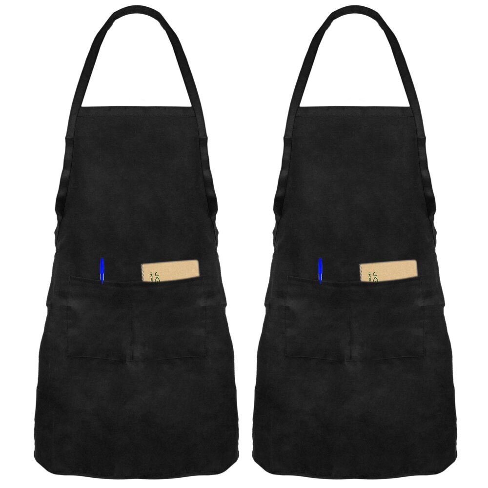 Duduho Schürze Mit 2 Taschen – Wasserdichtes Oxford, 84 X 70 Cm, Verstellbar, Für Küche & Garten