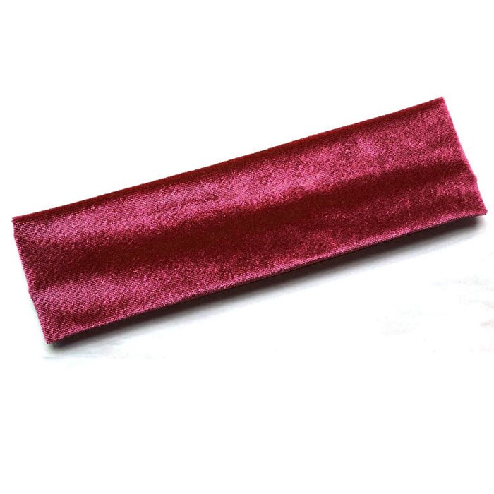 Elastic Velvet Classic Color Hair Belt Girl Headband Accessories Black Hair Bands Tie For Women Leisure Girls: maroon