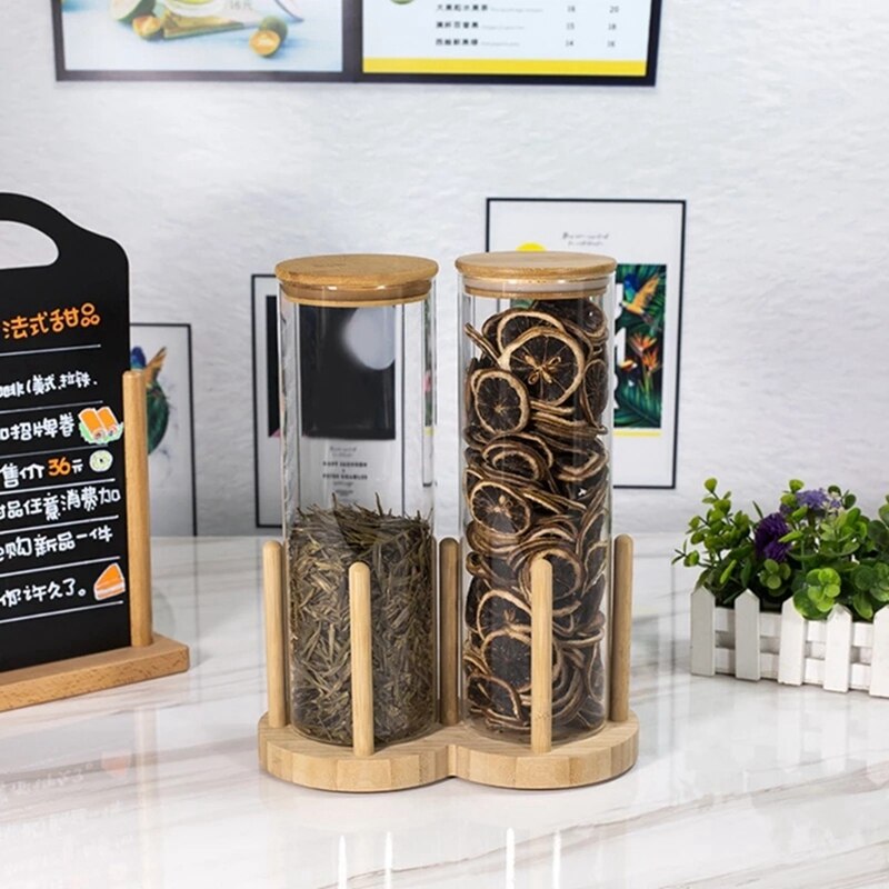 Wegwerp Beker Opslag Houder Rack Plank Water Thee Kopjes Hout Dispenser Met Langer Stok Mok Display Stand Organizer
