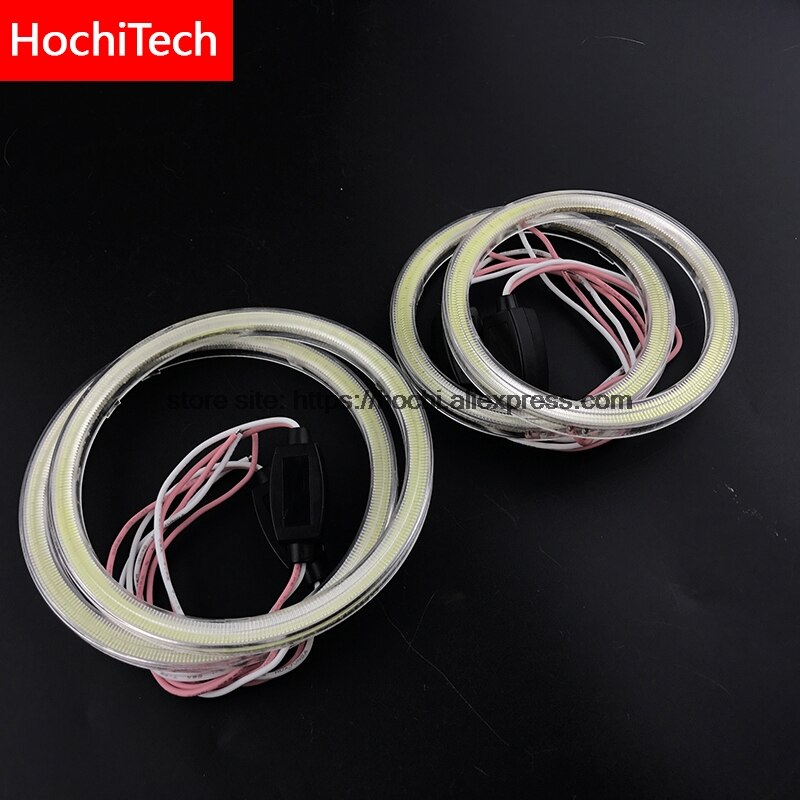 Para SsangYong Kyron 2007 COB Led luz de día blanco Halo Cob Led Ojos de Ángel anillo de Error libre Ultra brillante
