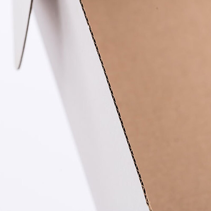 10Pcs 4 Sizes White Paper Box 3 Layer Corrugated Box Brown Kraft Box Wallet Underwear Packaging Boxes Thicken Box Mailer