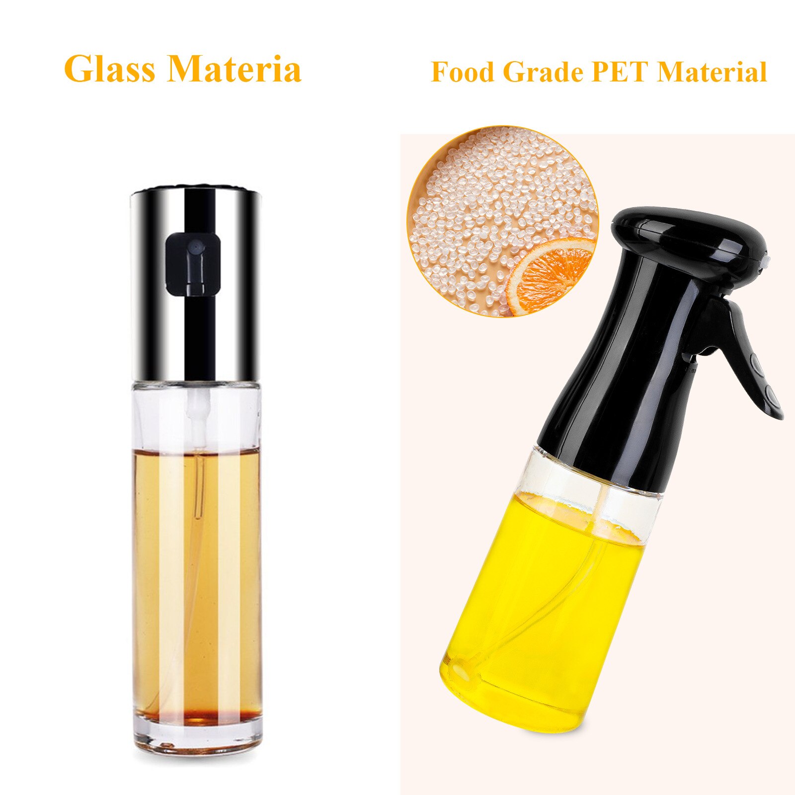 210Ml Olijfolie Spray Bbq Koken Keuken Bakken Olijfolie Spuit Olie Spray Lege Fles Azijn Fles Olie Dispenser salade