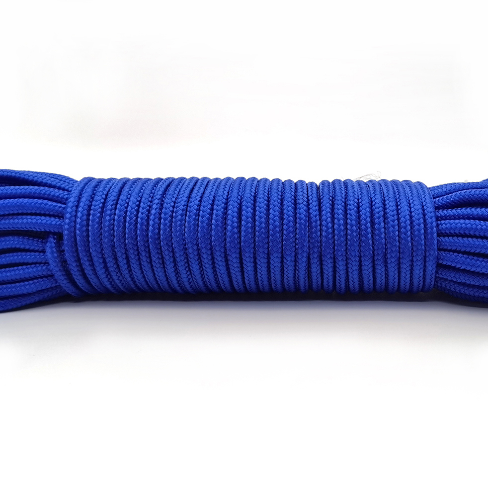 328ft 3mm solidna linka spadochronowa lina Mil Spec typ jeden Strand wspinaczka Camping sprzęt do survivalu Paracord: 8 / 8m