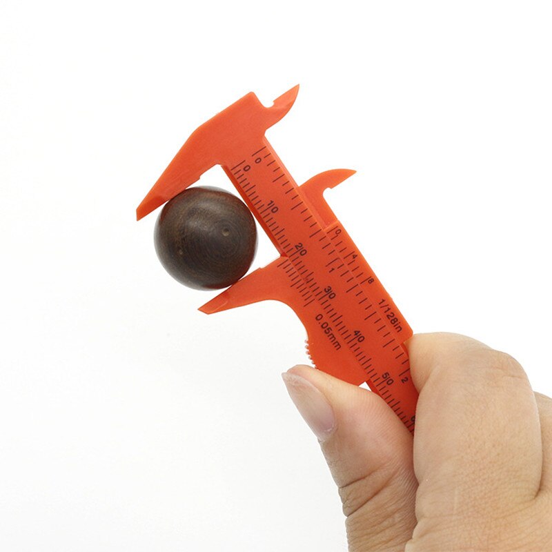 6 Mini-Kunststoff-Messschieber – 21 Cm, Farbig, Präzise Skala, Rutschfest, Für Schmuck & Büro