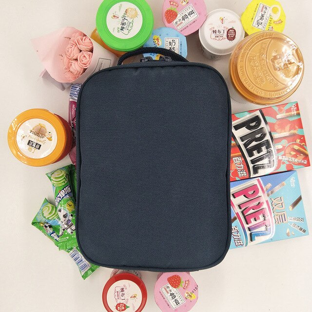 Swiss classic brand waterproof lunch bag Oxford travel essential picnic clutch unisex insulated lunch box: army blue