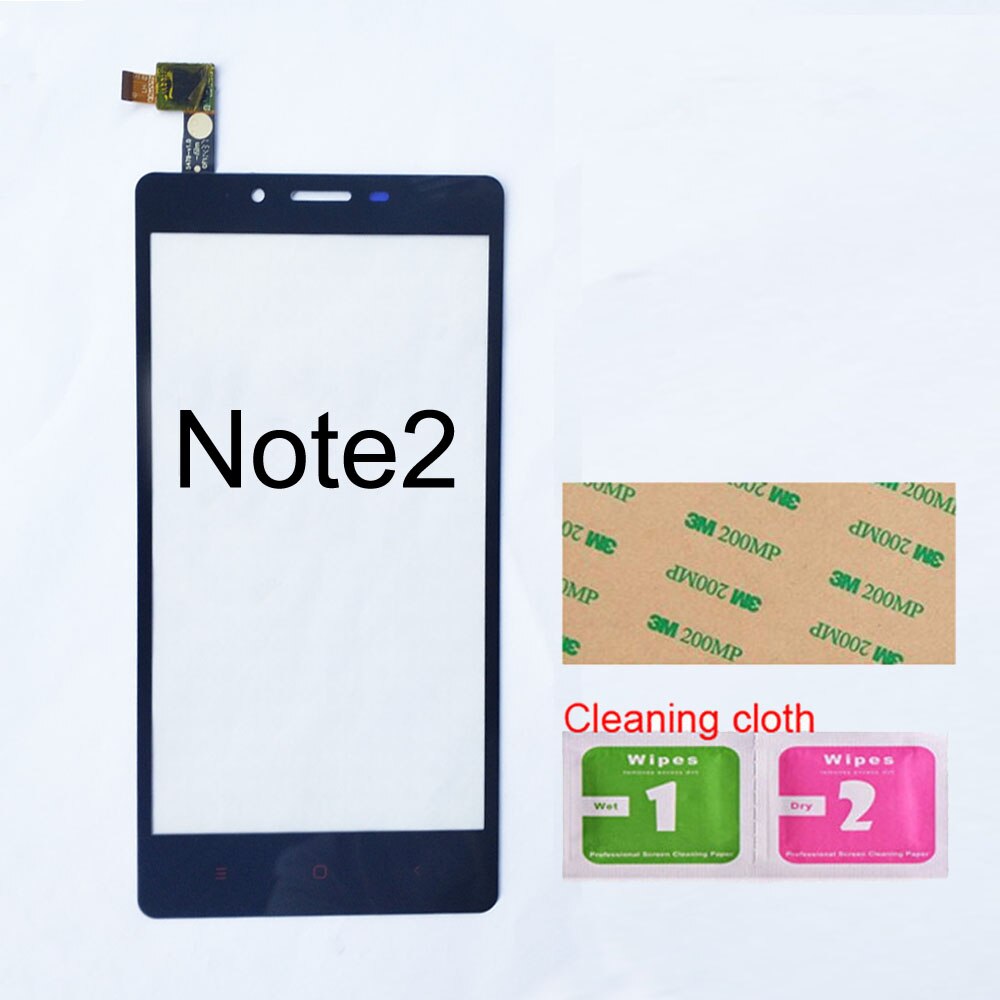 Touch screen Für Xiaomi Redmi Hinweis 1/2/3/4 Touch Screen Digitizer Sensor Glas Panel Ersatz: Note2 Black