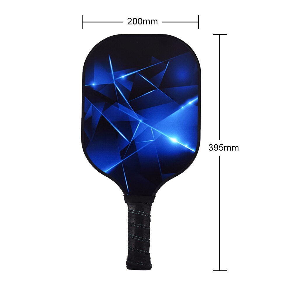 Baskets noyau Slid Fitness glisse Pickleball Paddle en Fiber de carbone Face polymère nid d'abeille noyau raquette Sports