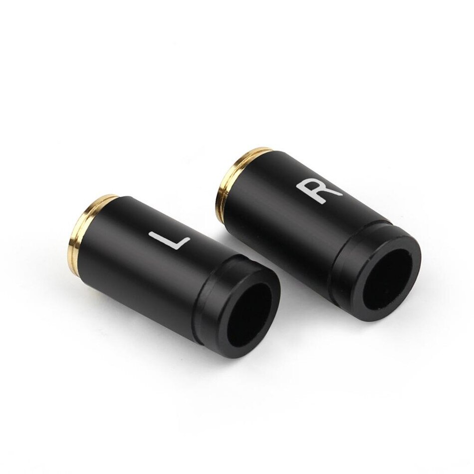 Earphone Pin Plug For A2DC Female Audio Jack LS400 CKS1100 E50 E70 Headset Frosted Shell Wire Connector Adapter 12.3mm Length