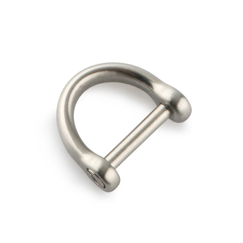 9/13/17/21Mm Massief Roestvrij Staal Karabijnhaak D Strik Nietjes Beugel Fob Sleutelhanger Sleutelhanger Haak Schroefverbinding Gespen
