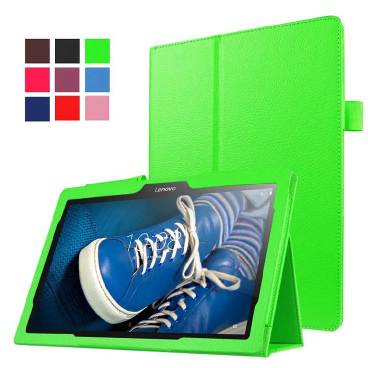 Case for Lenovo Tab2 A10-70L/F A10-30 X30F PU Leather Coque Cover for Lenovo TAB 3 10 business(TB3-X70F) 10.1&quot; Tablet Shell Bag: Green 1