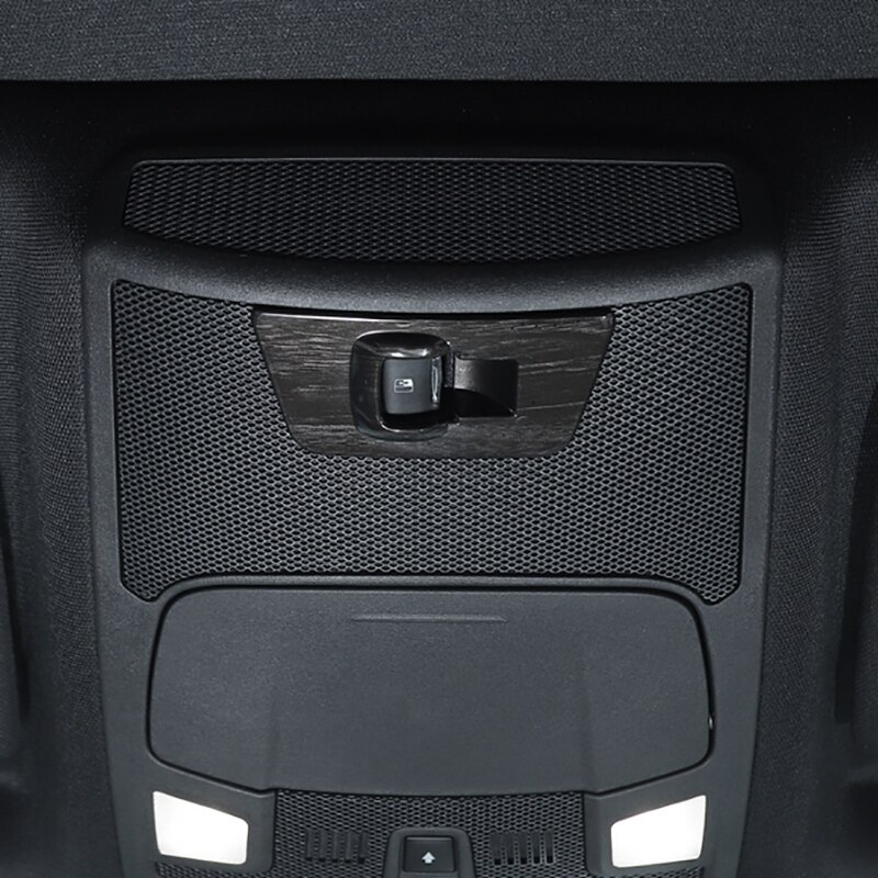 Bil bak litet fönster lyft panel switch knapp täcker trim ram tillbehör för ford  f150 , svart trä ådring