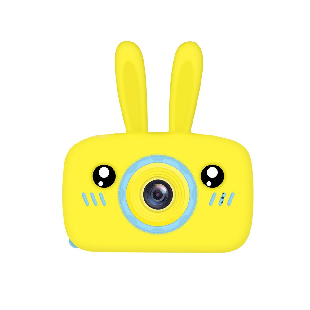 Mini schöne kinder digital video kamera für kinder weihnachten kinder video kamera lcd screen kinder spielzeug foto selfie kamera: yellow bunny