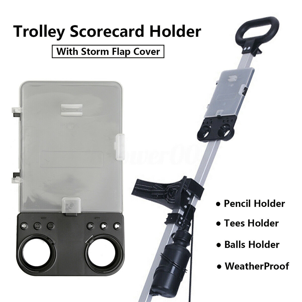 Golf Scorecard Keeper Practical Easy Carry Durable Board Holder Multipurpose Universal Plastic Training Aids Flap Cover