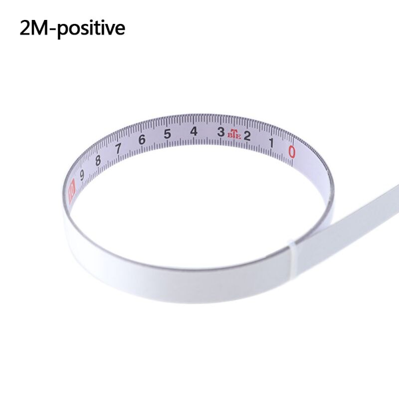Miter T-track Tape Measure Self-Adhesive Stainless Steel Scale Ruler For Track Table Saw Carpenter Tools: B